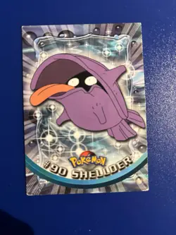 2000 Topps Pokemon #90 Shellder TV Animation Series 2 Blue Logo - Image 1