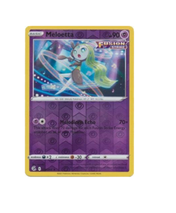 Pokemon - Meloetta - 124/264 - Rare - Reverse Holo - Fusion Strike - NM/M -New - Image 1