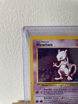 Pokemon TCG Mewtwo Base Set 10/102 Holo Unlimited Holo Rare - Image 2