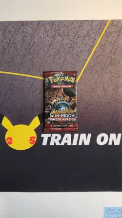 Pokemon Sun & Moon Crimson Invasion Booster Pack TCG Factory Sealed-10 Cards - Image 1