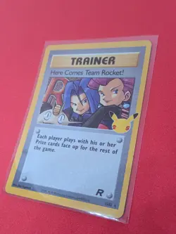 Pokemon TCG Team Rocket Holo Rare Card 15/82 Here Comes Team Rocket Celebrations - Image 2