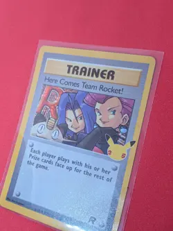 Pokemon TCG Team Rocket Holo Rare Card 15/82 Here Comes Team Rocket Celebrations - Image 3