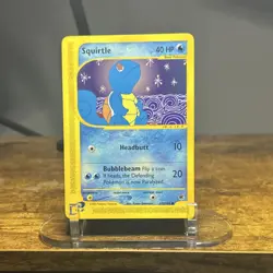 Pokemon Squirtle Expedition Non-Holo Card 132/165 Nintendo E-Reader Vintage NM - Image 1