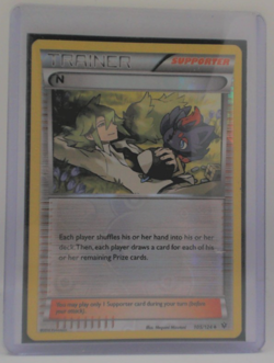 POKEMON N SUPPORTER #105/124 UNCOMMON REVERSE HOLOFOIL FATES COLLIDES VLP CARD - Image 1