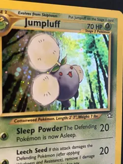 Pokemon TCG Jumpluff Neo Genesis 1st Edition Holo Rare Card 7/111 - Image 2