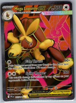 Mega Lopunny ex 115/094 ME02: Phantasmal Flames - Pokemon Card - NM - Image 1