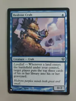 MTG Hedron Crab The List Reprints Regular Uncommon - Image 1