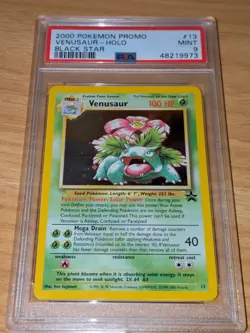 PSA 9 - POKEMON - 2000 PROMO BLACK STAR - #13 VENUSAUR - HOLO - Image 1