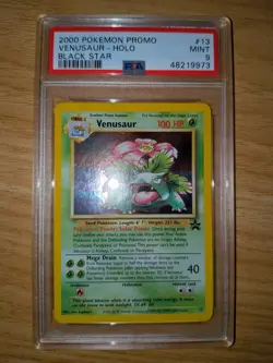 PSA 9 - POKEMON - 2000 PROMO BLACK STAR - #13 VENUSAUR - HOLO - Image 2