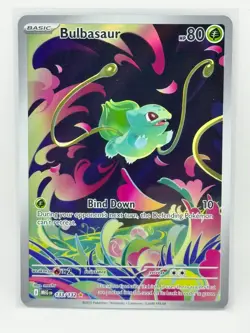 Pokemon TCG Bulbasaur 133/132 Me01: Mega Evolution Holo NM Condition - Image 1