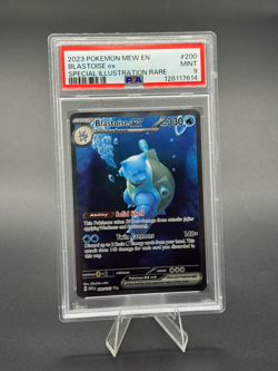 2023 POKEMON MEW EN-151 | SPECIAL ILLUSTRATION RARE #200 BLASTOISE EX PSA 9 - Image 1