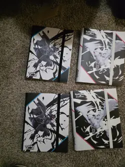 Pokemon Black Bolt & White Flare Binder ONLY Set - *2 of Each* BOTH Brand New - Image 1
