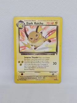 Pokemon TCG Dark Raichu 7/110 Legendary Collection (Non-Holo) MP - Image 1