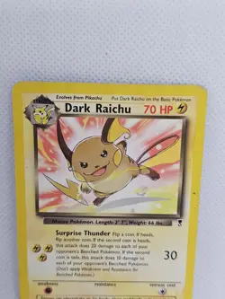 Pokemon TCG Dark Raichu 7/110 Legendary Collection (Non-Holo) MP - Image 4