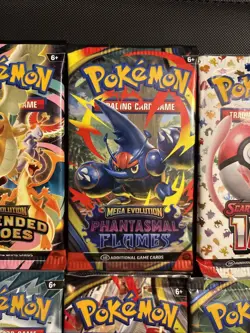 Pokemon TCG Booster Pack Variety Bundle (8 Packs) Factory Sealed Lot 1 - Image 4