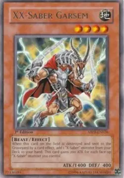[RARE] YuGiOh - XX-Saber Garsem - ABPF-EN026 NM/VLP 1st Ed - Image 1
