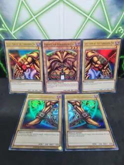 Yugioh Exodia The Forbidden One YGLD Set NM - Image 1