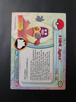 HP! Pokemon Card - Jynx #124 - Pokemon Topps Series 3 - Blue Logo - Image 2