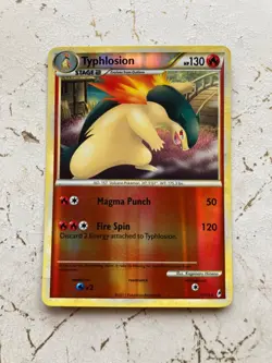 TYPHLOSION 35/95 CALL OF LEGENDS REVERSE HOLO POKEMON CARD MP - Image 1