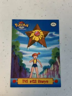 Staryu Misty 1999 Topps TV Animation Edition Pokemon Card #TV5 - Image 1