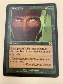 1x MtG Onslaught ONS Biorhythm (LP) - Image 1