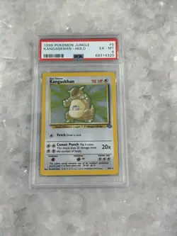 1999 Pokemon Jungle Holo Rare #5 Kangaskhan PSA 6 EX-MT - Image 1