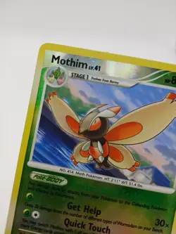 Mothim 42/100 - Majestic Dawn - Uncommon Reverse Holo LP Pokemon Card, 2008 - Image 2