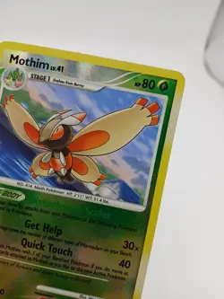 Mothim 42/100 - Majestic Dawn - Uncommon Reverse Holo LP Pokemon Card, 2008 - Image 5