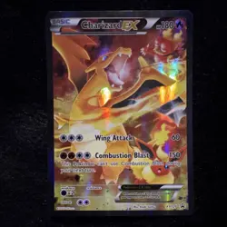 Pokemon Charizard EX Black Star Promo Full Art XY121 XY 2016 180 HP - Image 2