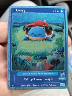 Pokepu Blassy (Blastoise) 2025 Cool Club Art Mick Junco Pokemon Fan Art - Image 1