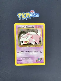 Pokemon TCG Sabrina’s Slowpoke Gym Heroes 95/132 Regular LP. - Image 1