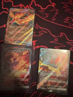 Pokemon Tcg Destined Rivals Team Rockets Moltres 3 Pack Stamped - Image 1