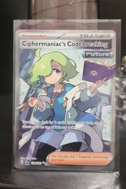 Pokemon Ciphermaniac's Codebreaking 198/162 Full Art SV Temporal Forces - Image 1