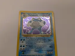 Pokemon TCG Poliwrath 13/102 Base Set Holo Rare Some Wear see pics read desc! - Image 2