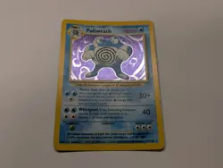 Pokemon TCG Poliwrath 13/102 Base Set Holo Rare Some Wear see pics read desc! - Image 3