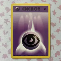 Pokemon TCG Psychic Energy 1st Edition Base Set Shadowless NM - Image 1