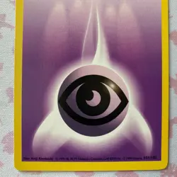 Pokemon TCG Psychic Energy 1st Edition Base Set Shadowless NM - Image 3