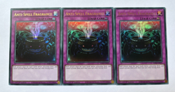 3 x RA02-EN076 Anti-Spell Fragrance Ultra Rare 1st Edition YuGiOh Playset - Image 1