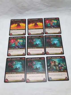 Lot Of (85) Wow TCG Gladiators Horde Ally Uncommon Common Cards - Image 3