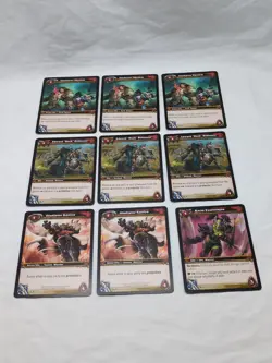Lot Of (85) Wow TCG Gladiators Horde Ally Uncommon Common Cards - Image 4