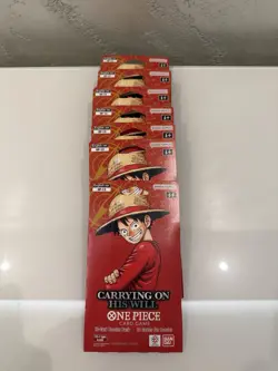 One Piece Card Game Op13 - 7 Blister Pack ENG Condizioni - Image 1