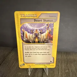 Pokemon Desert Shaman 123/144 Skyridge Regular Uncommon Trainer English Card - Image 1
