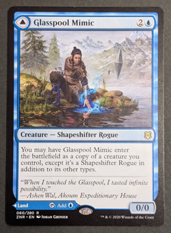MTG Card - 1x Glasspool Mimic - Zendikar Rising - NM - Magic The Gathering - #60 - Image 1
