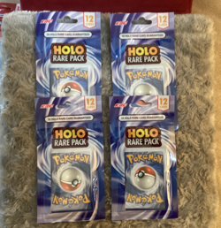 4 Brand New King's Ransom Collectibles Pokemon Holo Packs 12 Cards per pack - Image 1