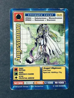 Digimon Bo-16 Angewomon 1999 Bandai Card - Image 1