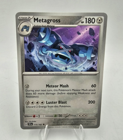 Metagross 115/162 Uncommon Pokemon TCG Card Temporal Forces Near Mint - Image 1