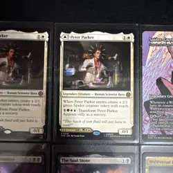 Magic The Gathering: Spider Man Lot Rare Cards - Image 3