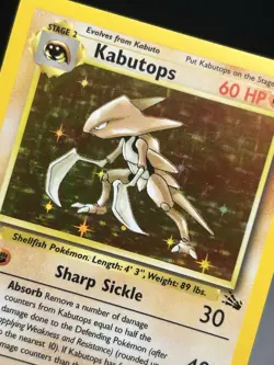 KABUTOPS Pokemon Card - WOTC - 1st Edition - Fossil - 9/62 - HOLO - NM (A) - Image 5