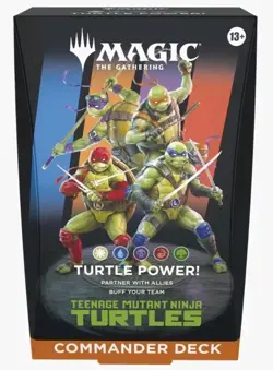 Commander Deck "Turtle Power" Teenage Mutant Ninja Turtles TMT MTG PRESALE 2/27 - Image 1