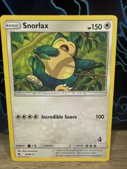 Pokemon Snorlax 50/68 Mewtwo Stamped Sword & Shield: Battle Academy Promo 2019NM - Image 1